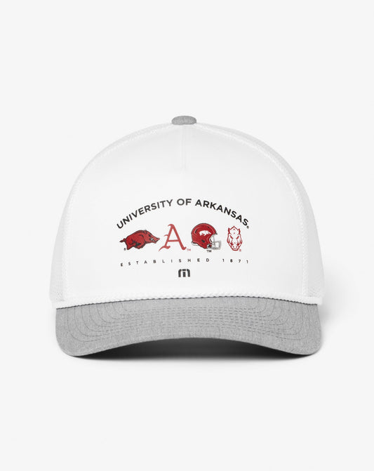 TravisMathew | Arkansas Defensive Line Snapback Hat - White
