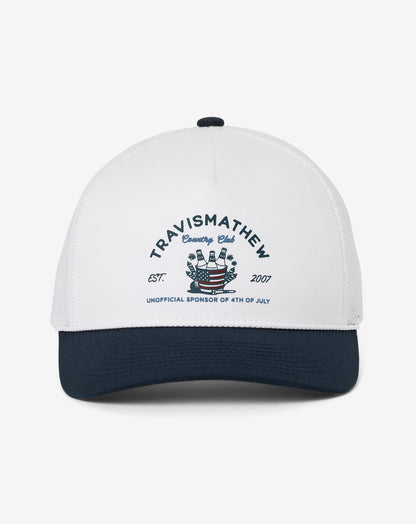 TravisMathew | Firecracker Fiesta Snapback Hat - White