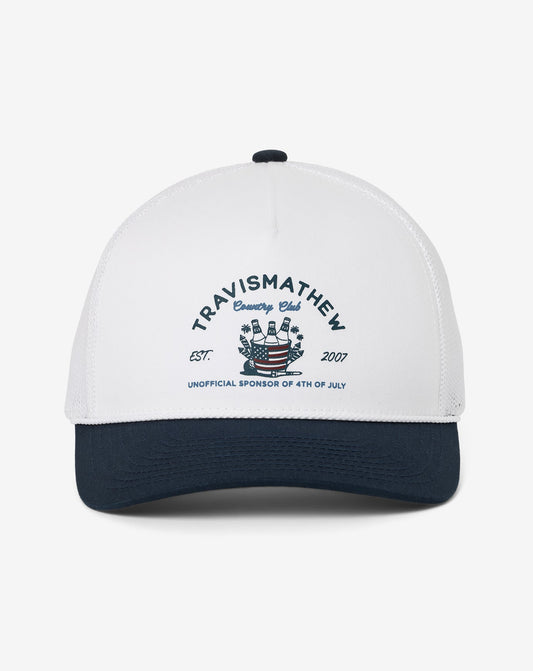 TravisMathew | Firecracker Fiesta Snapback Hat - White
