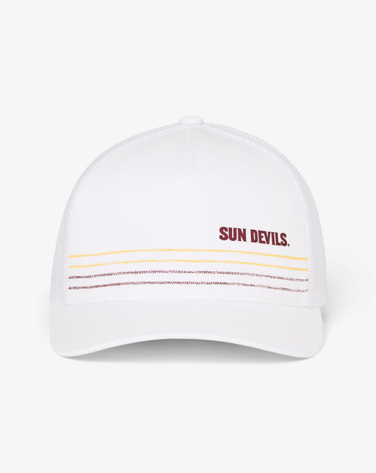 TravisMathew | ASU Drum Major Snapback Hat - White