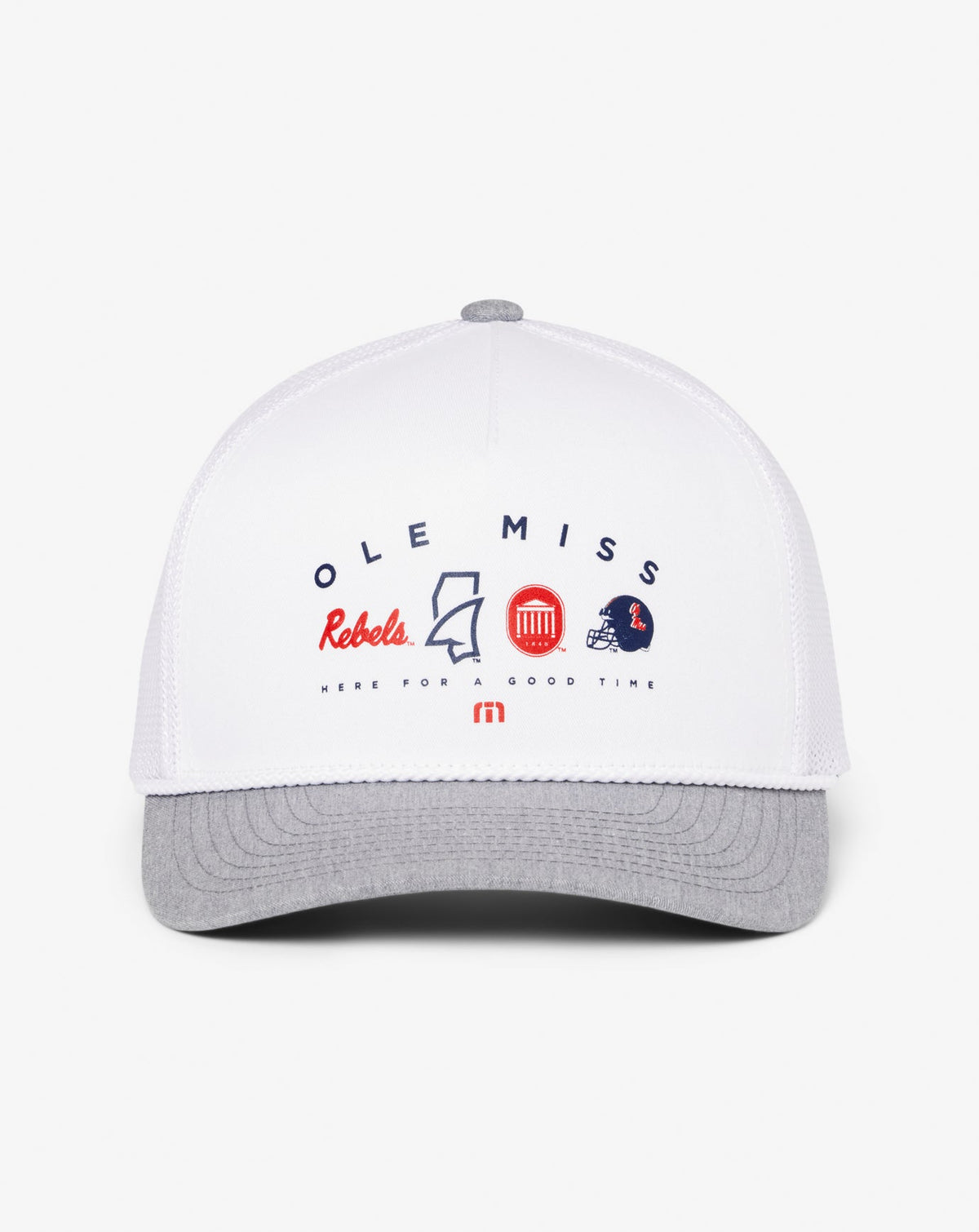 TravisMathew | Mississippi Defensive Line Snapback Hat - White