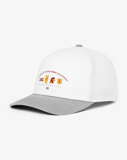 TravisMathew | USC Defensive Line Snapback Hat - White