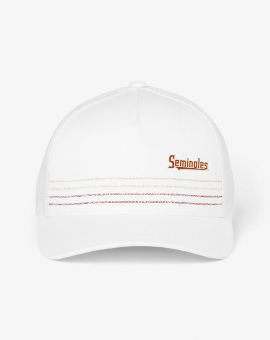 TravisMathew | FSU Drum Major Snapback Hat - White