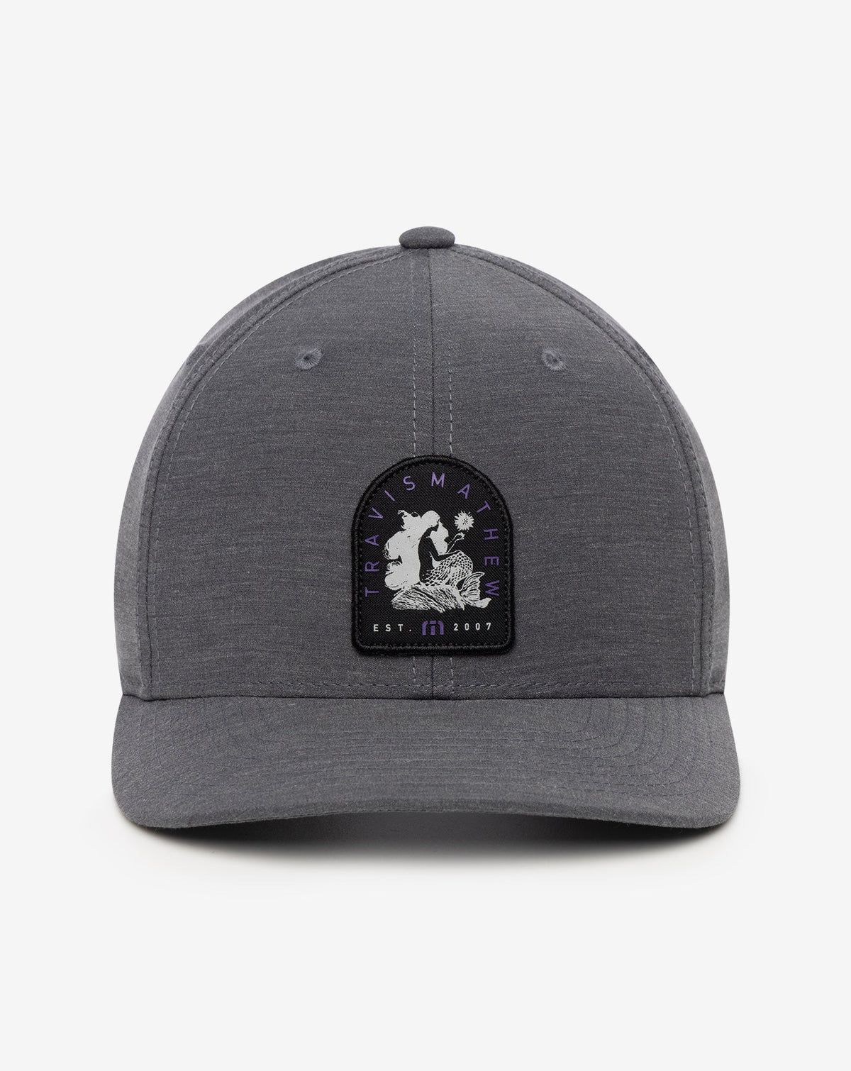 TravisMathew | Myths And Legends Snapback Hat - Heather Grey Pinstripe