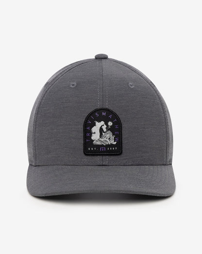 TravisMathew | Myths And Legends Snapback Hat - Heather Grey Pinstripe