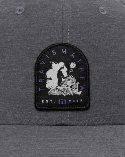 TravisMathew | Myths And Legends Snapback Hat - Heather Grey Pinstripe