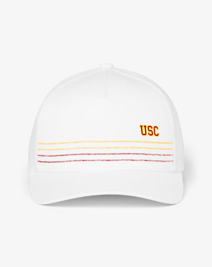 TravisMathew | USC Drum Major Snapback Hat - White