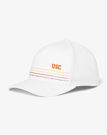 TravisMathew | USC Drum Major Snapback Hat - White