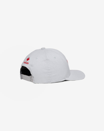 TravisMathew | Red White Iconic Snapback Hat - Heather Grey