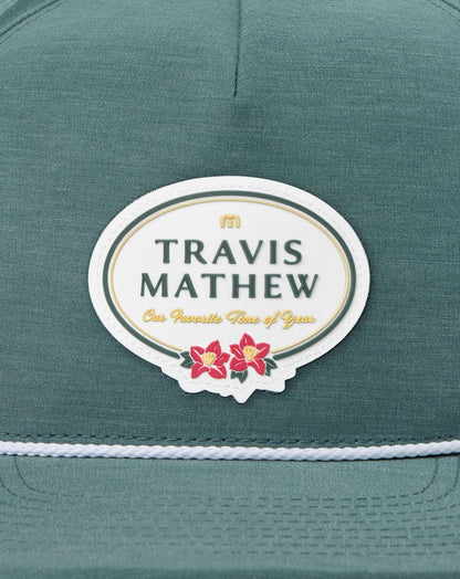 TravisMathew | Patron Badge Snapback Hat - Silver Pine