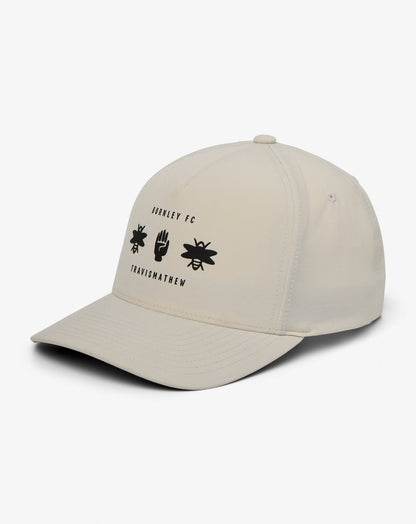 TravisMathew | Burnley Run The Gamut Snapback Hat - Moonbeam