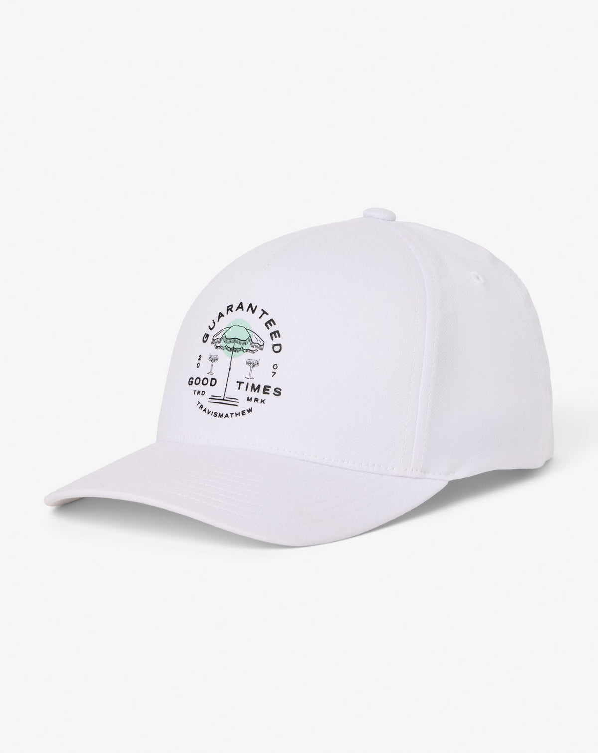 TravisMathew | Summer Sail Snapback Hat - White