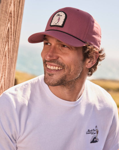 TravisMathew | Claus A Scene Snapback Hat - Roan Rouge