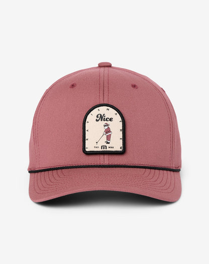 TravisMathew | Claus A Scene Snapback Hat - Roan Rouge