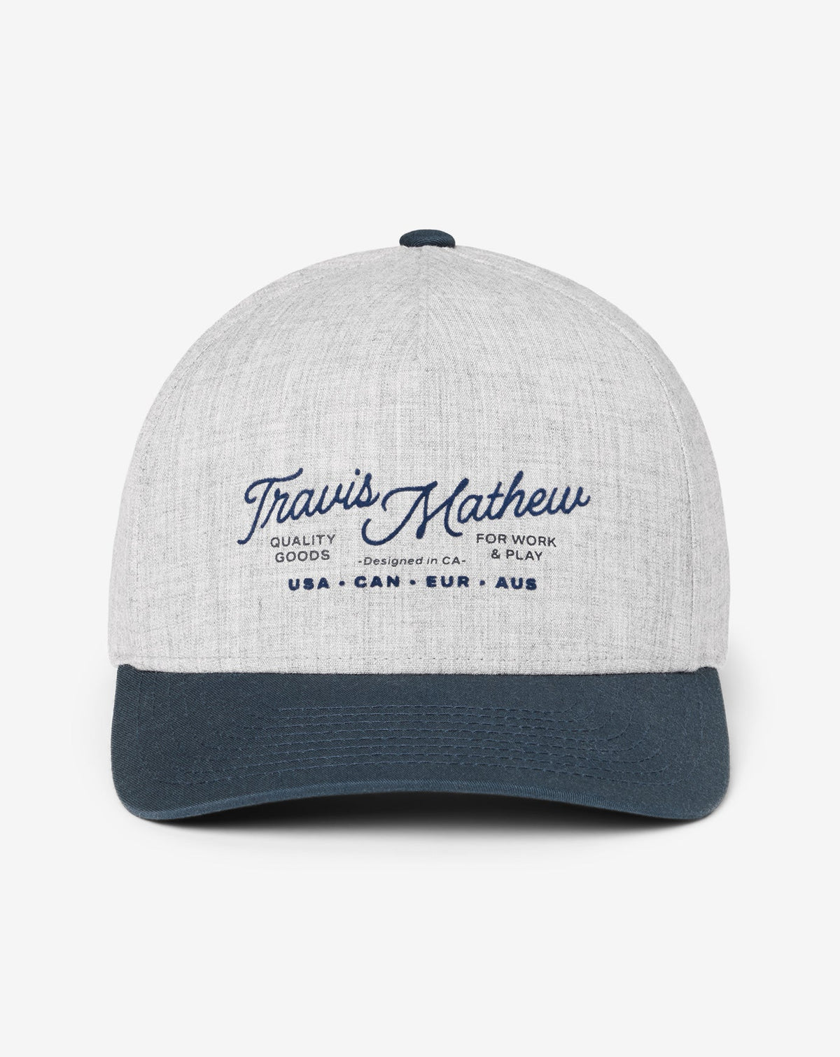 TravisMathew | Perfect Plan Snapback Hat - Heather Grey