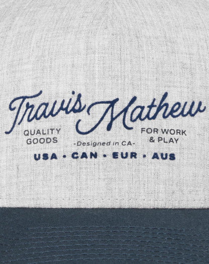 TravisMathew | Perfect Plan Snapback Hat - Heather Grey