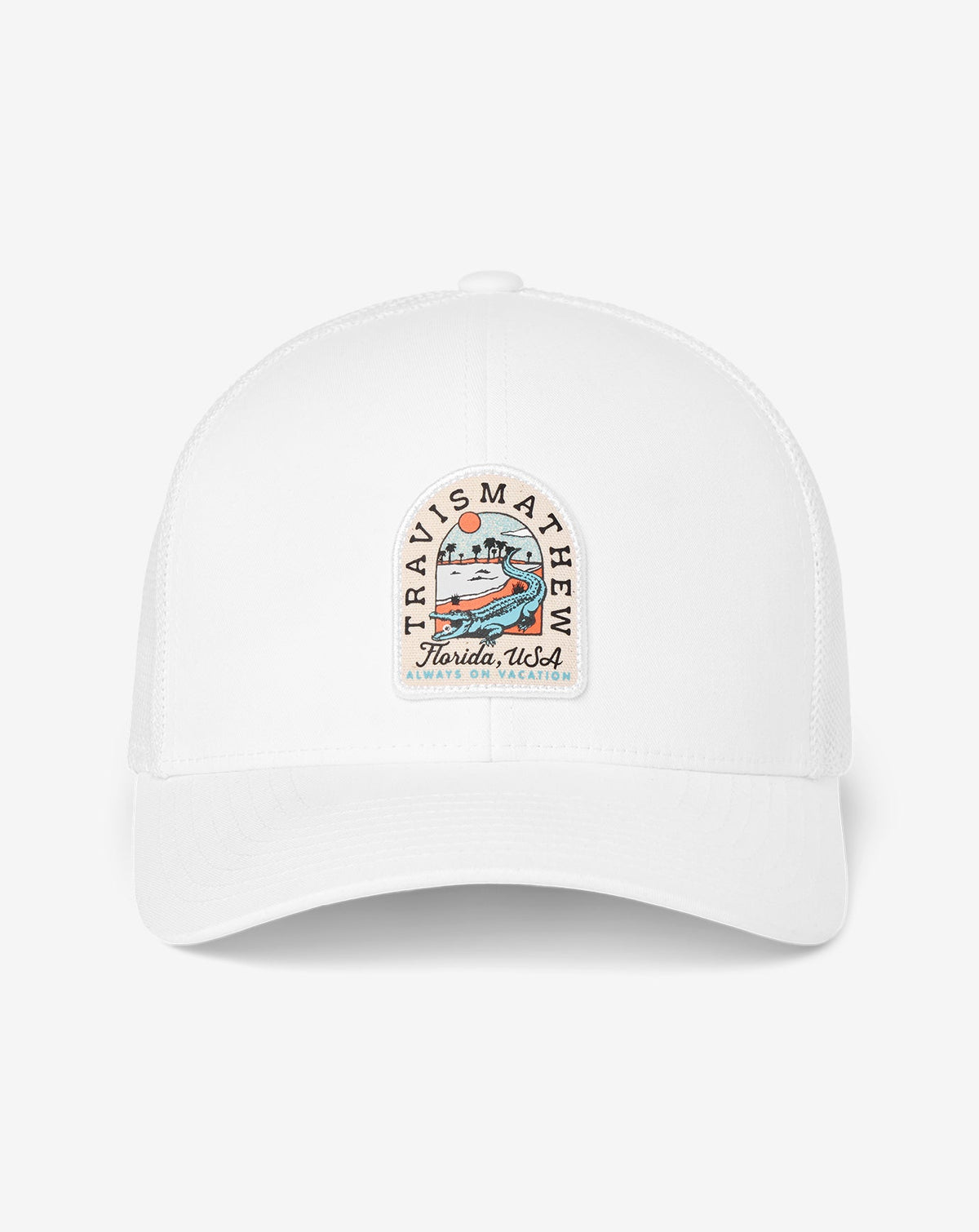 TravisMathew | Gator Glade Snapback Hat - White