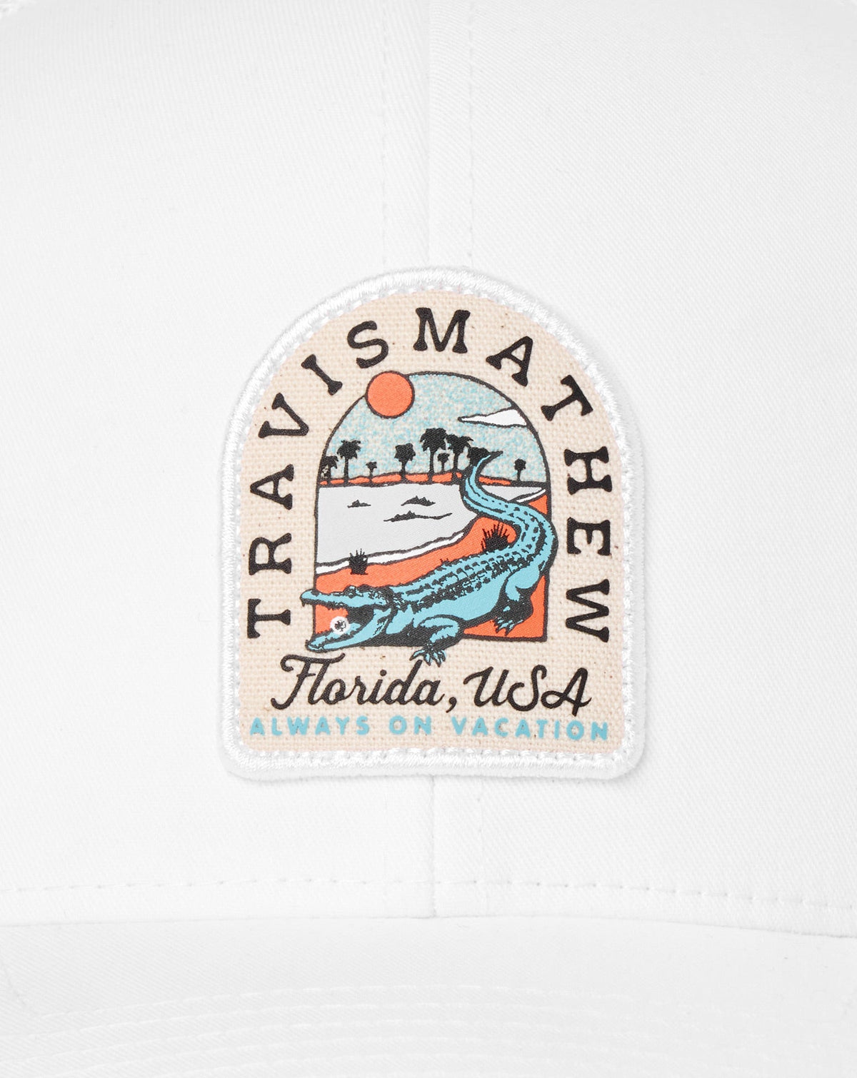 TravisMathew | Gator Glade Snapback Hat - White