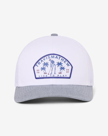 TravisMathew | Dark Ages Snapback Hat - White