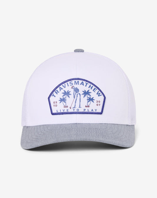 TravisMathew | Dark Ages Snapback Hat - White