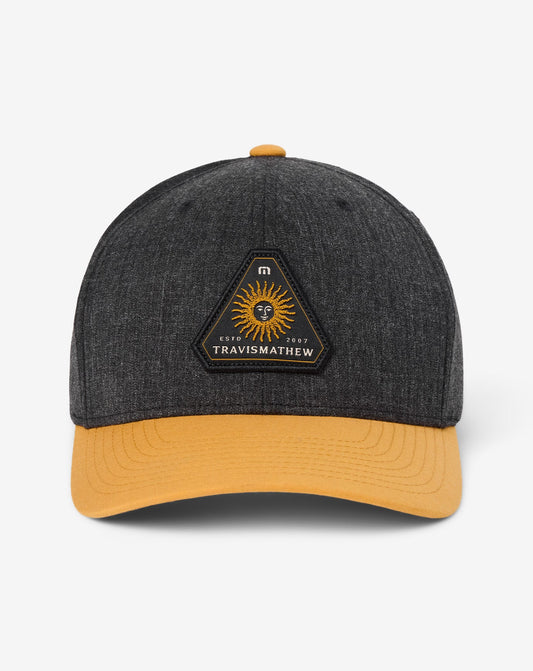 TravisMathew | Bumpy Flight Snapback Hat - Heather Black