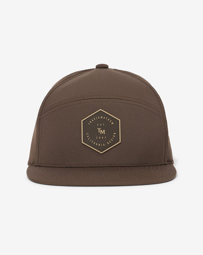 TravisMathew | Forward Swing Snapback Hat - Chocolate Brown