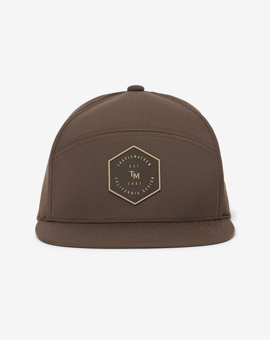 TravisMathew | Forward Swing Snapback Hat - Chocolate Brown
