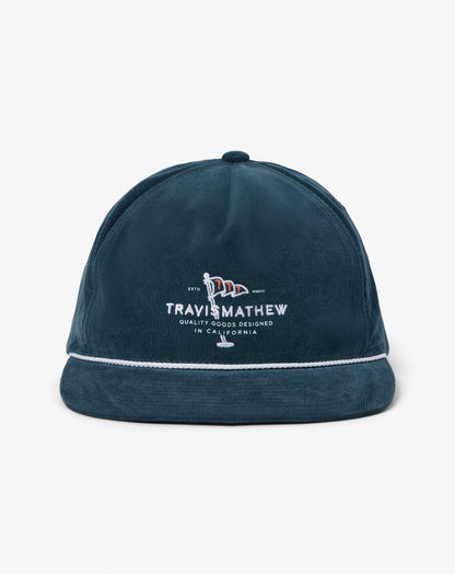 TravisMathew | One For The Money Snapback Hat - Mood Indigo/Vintage Indigo