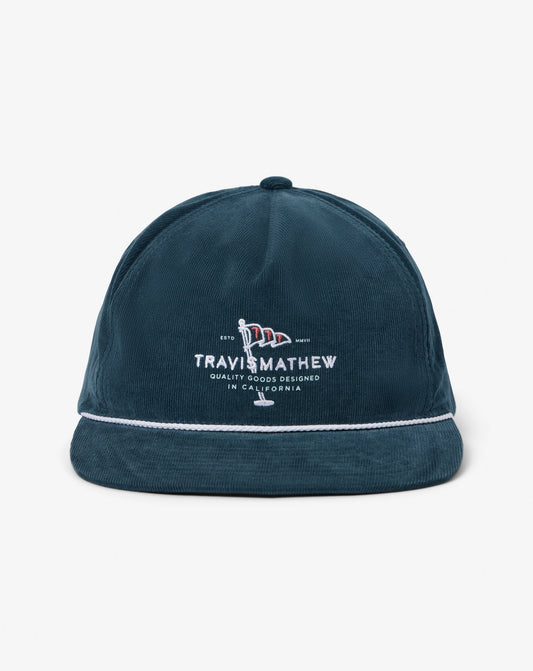 TravisMathew | One For The Money Snapback Hat - Mood Indigo/Vintage Indigo