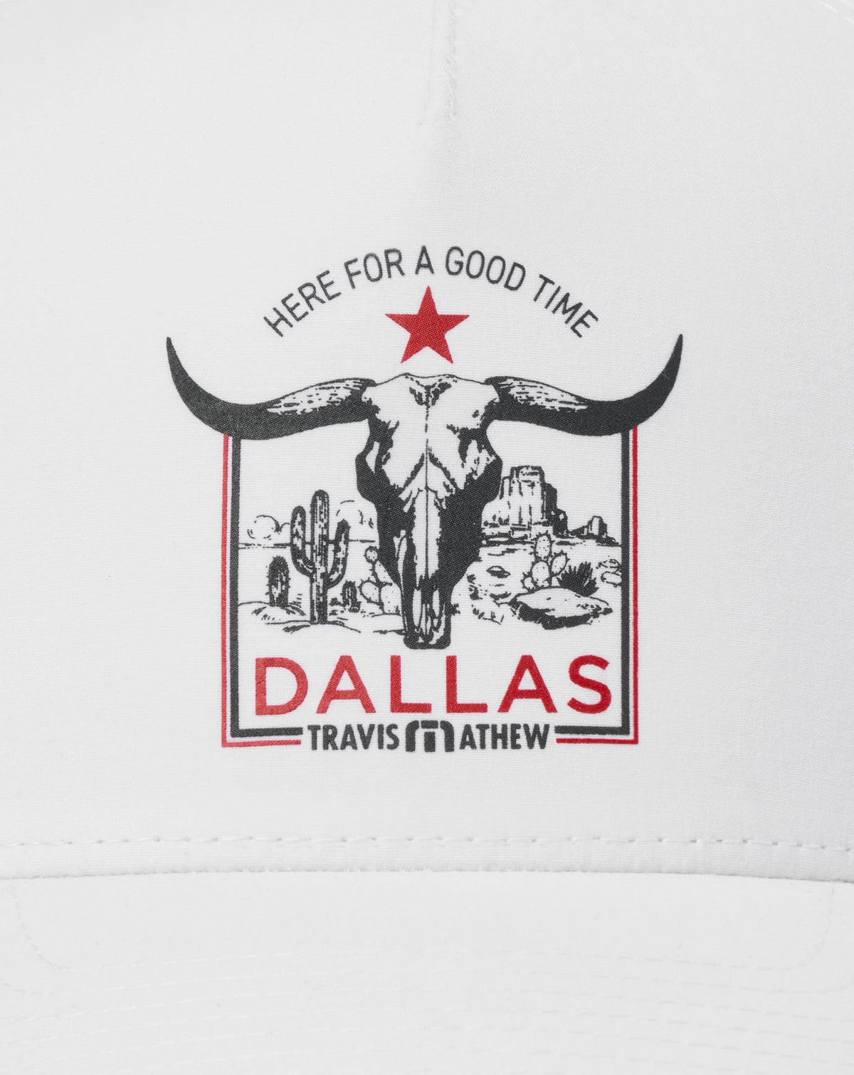 TravisMathew | Down South Dallas Snapback Hat - White