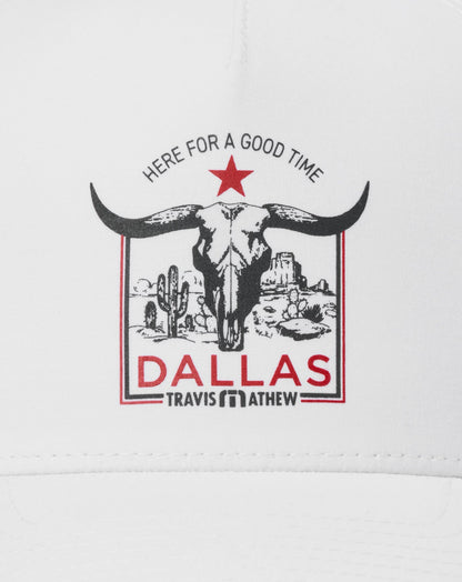 TravisMathew | Down South Dallas Snapback Hat - White