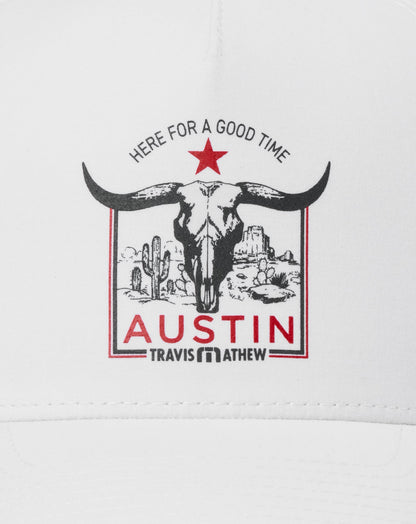 TravisMathew | Down South Austin Snapback Hat - White