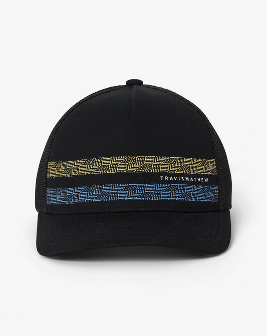 TravisMathew | Holding Pattern Snapback Hat - Black