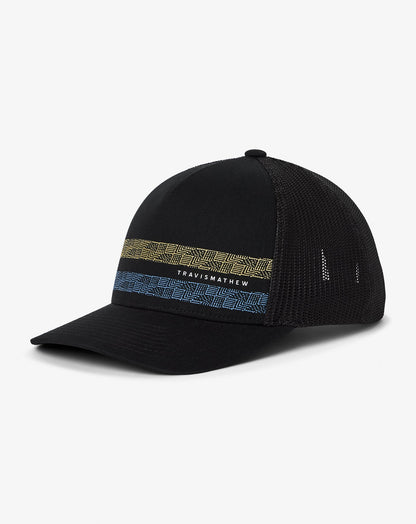 TravisMathew | Holding Pattern Snapback Hat - Black
