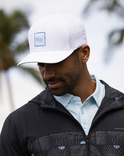 TravisMathew | In The Line Up Fitted Hat - White