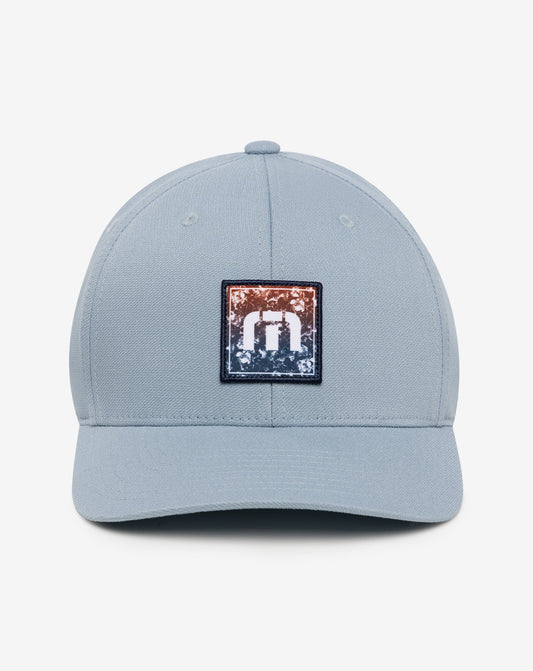 TravisMathew | Table For Two Fitted Hat - Heather Ash Blue