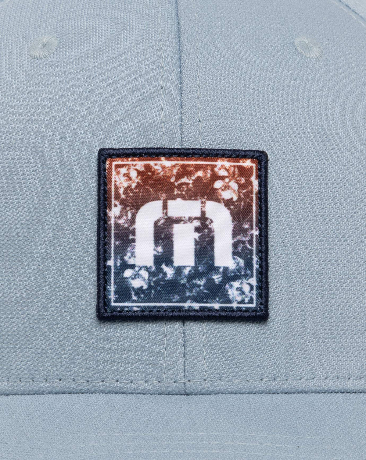 TravisMathew | Table For Two Fitted Hat - Heather Ash Blue