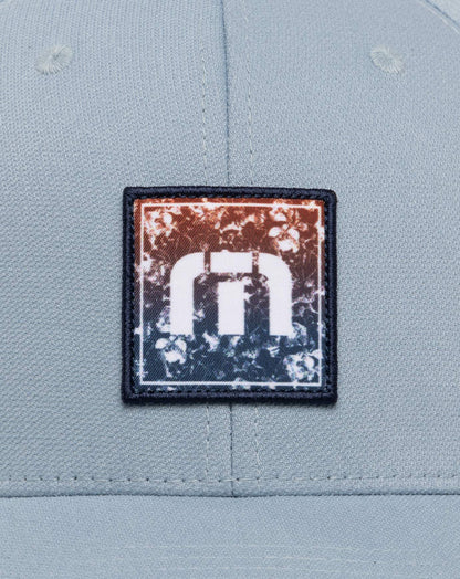 TravisMathew | Table For Two Fitted Hat - Heather Ash Blue