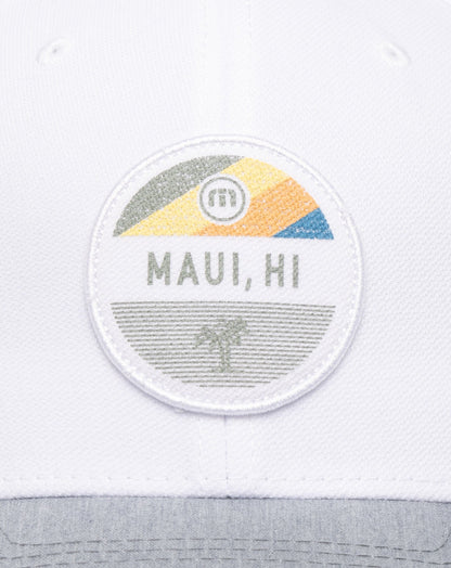 TravisMathew | Test The Waters Fitted Hat - White