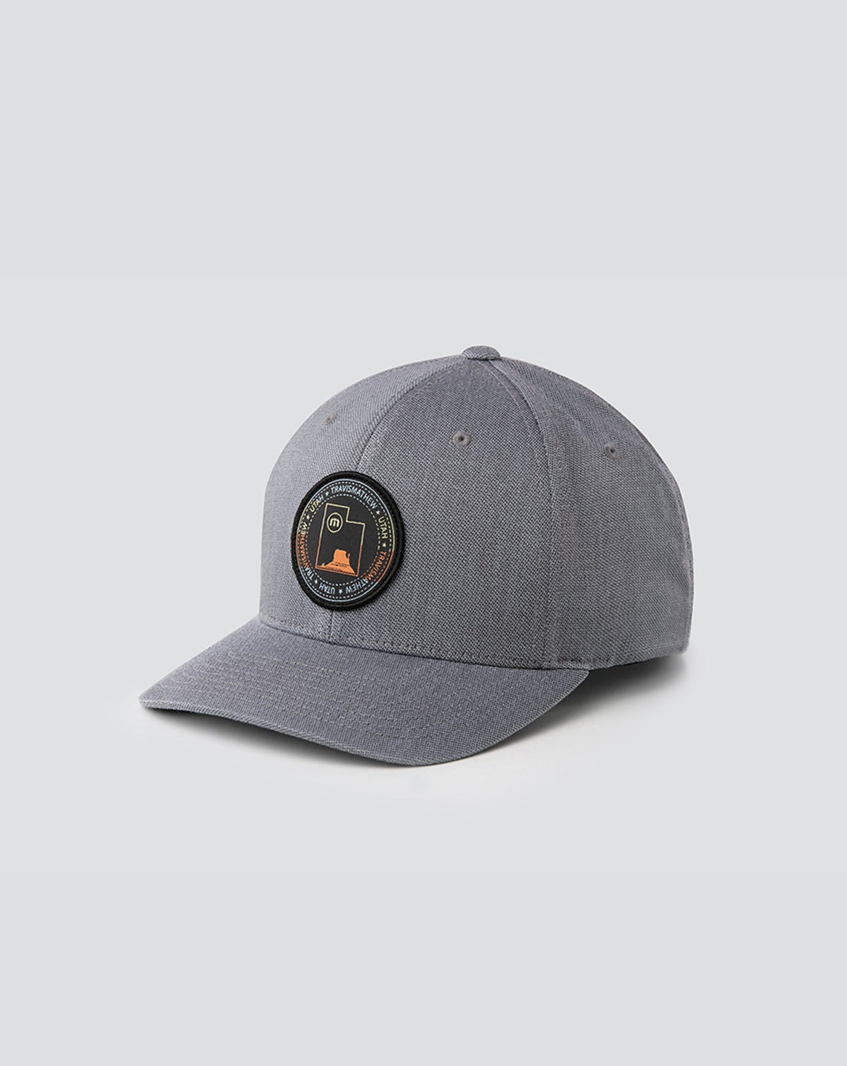 TravisMathew | Four Corners Fitted Hat - Heather Quiet Shade