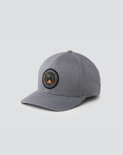 TravisMathew | Four Corners Fitted Hat - Heather Quiet Shade