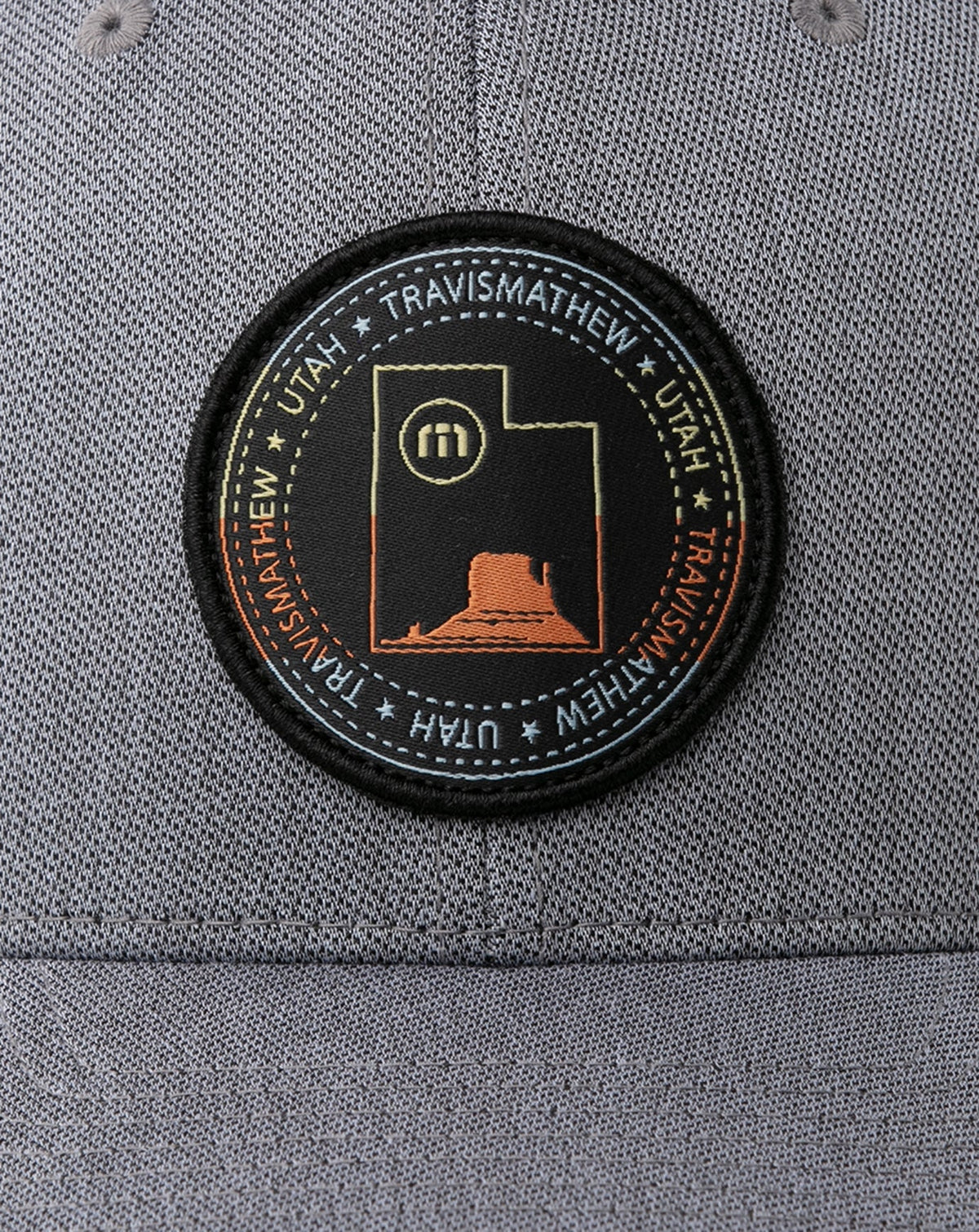 TravisMathew | Four Corners Fitted Hat - Heather Quiet Shade