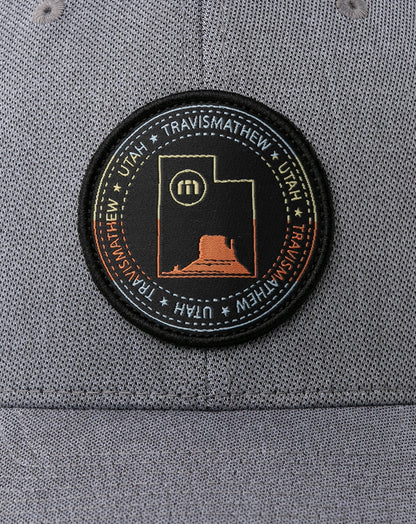 TravisMathew | Four Corners Fitted Hat - Heather Quiet Shade
