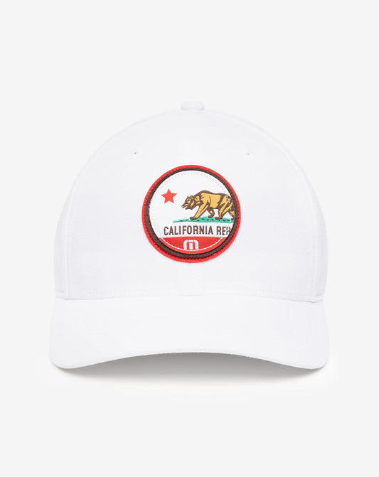 TravisMathew | Cali Patch 3.0 Fitted Hat - White