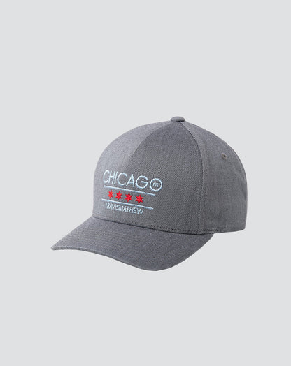 TravisMathew | South Side Fitted Hat - Heather Quiet Shade