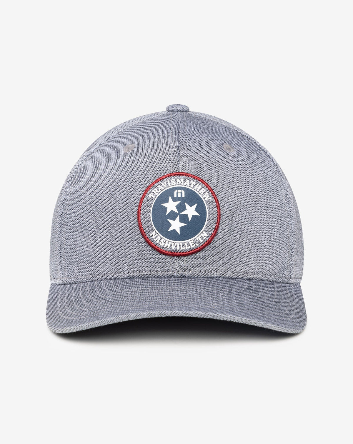 TravisMathew | Whiskey Neat Fitted Hat - Heather Quiet Shade