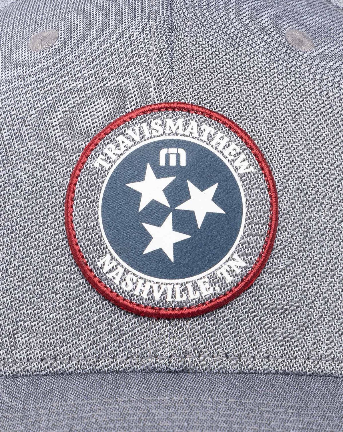 TravisMathew | Whiskey Neat Fitted Hat - Heather Quiet Shade