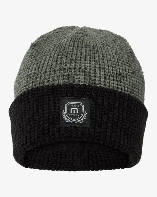 TravisMathew | Cloud Waffle Beanie - Dark Olive