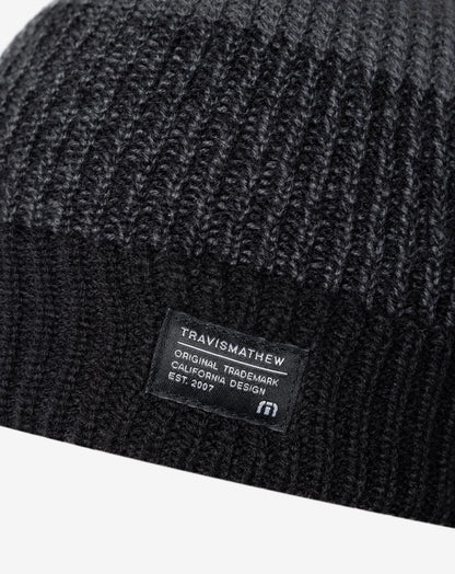TravisMathew | Prevailing Winds Beanie - Heather Black