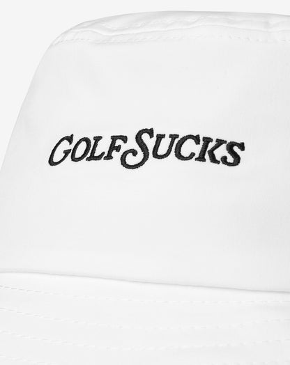 TravisMathew | Golf Sucks Bucket Hat - White